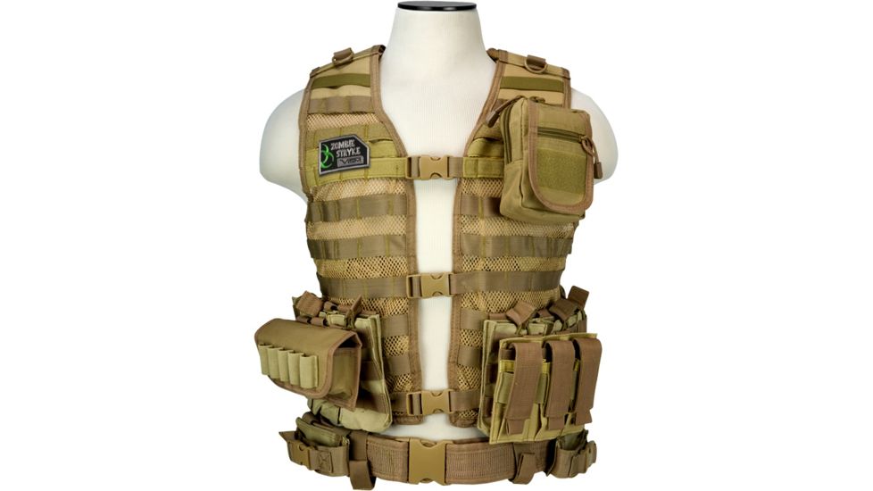 Vism Zombie Infected Kit, Tan - with Vest and 5 Pouches