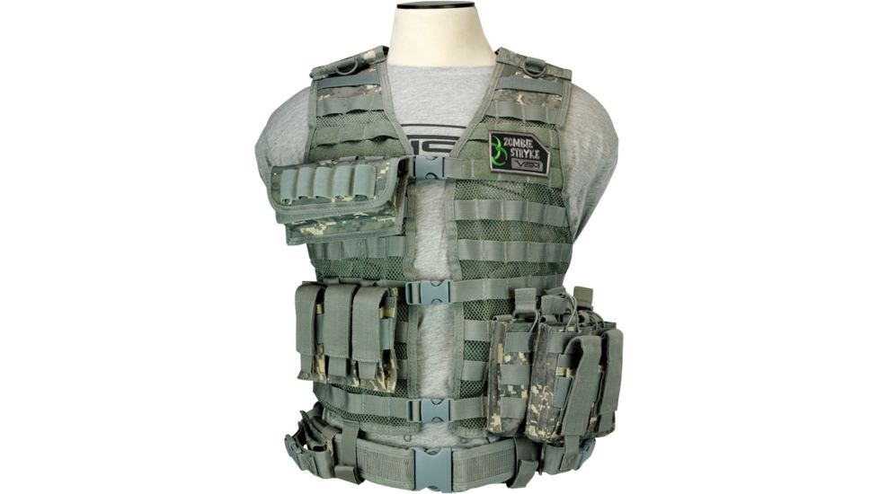 Vism Zombie Dead Ops Kit, Digital - with Vest and 4 Pouches