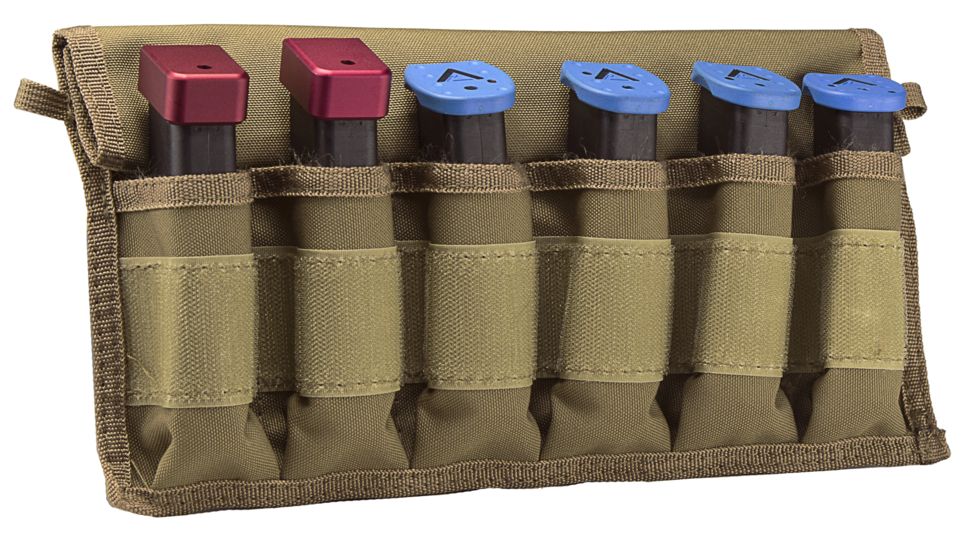VISM Large Pistol Magazines Carrier, Tan, CVMCL3018T