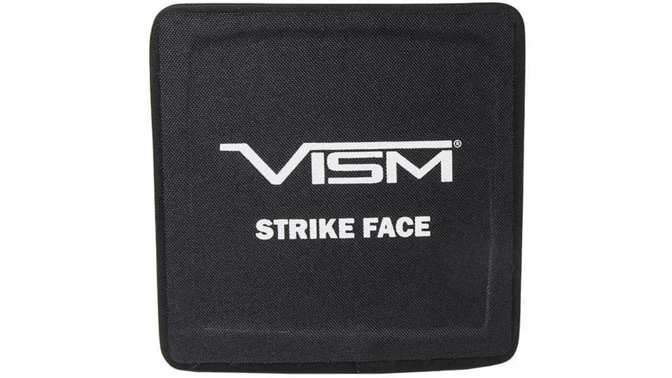 VISM LVL III+ SRT Ceramic/PE Ballistic Plate, 6X6, Curved Side Plate,, Black, BP3P66C
