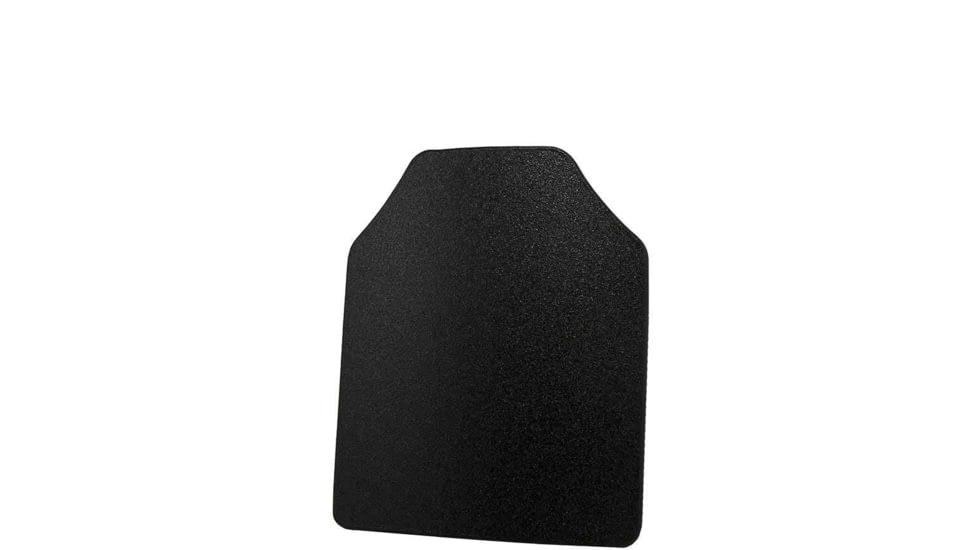VISM LVL IIIA UHMWPE Hard Ballistic Plate, 10X12, Multi-Curve Shooters Cut, Black, BUDPCM1012