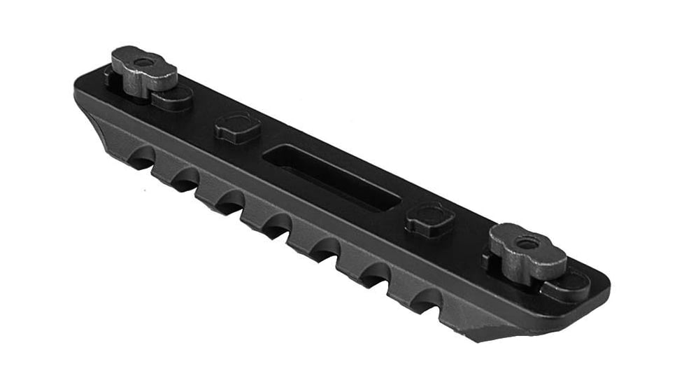 VISM M-Lok &amp; Keymod Picatinny Accessory Rail, Medium, Black, VMMK5B