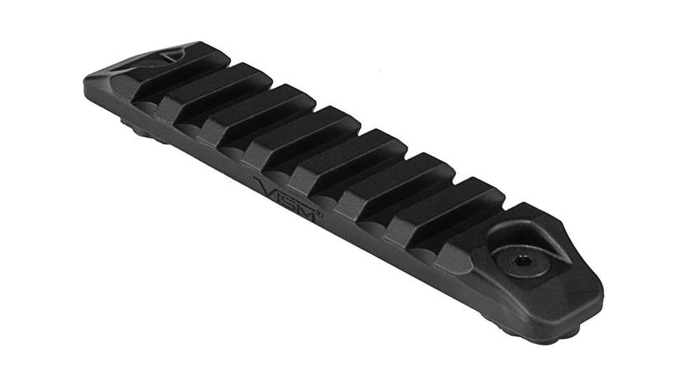 VISM M-Lok &amp; Keymod Picatinny Accessory Rail, Medium, Black, VMMK5B