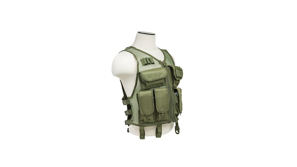 VISM Mesh Tactical Vest/Green M-Xl, GREEN CMTV2951G