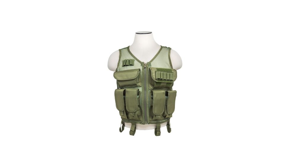 VISM Mesh Tactical Vest/Green M-Xl, GREEN CMTV2951G