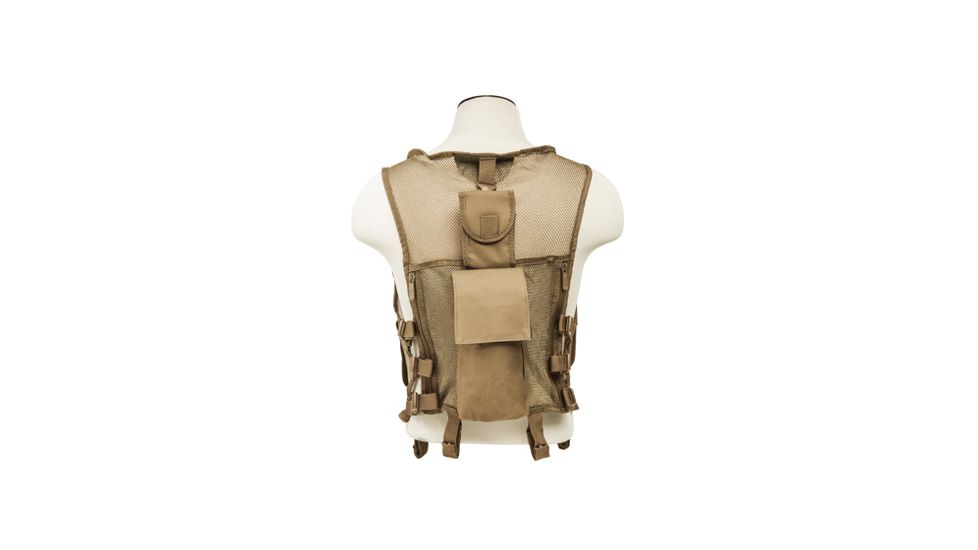 VISM Mesh Tactical Vest/Tan M-Xl, TAN CMTV2951T