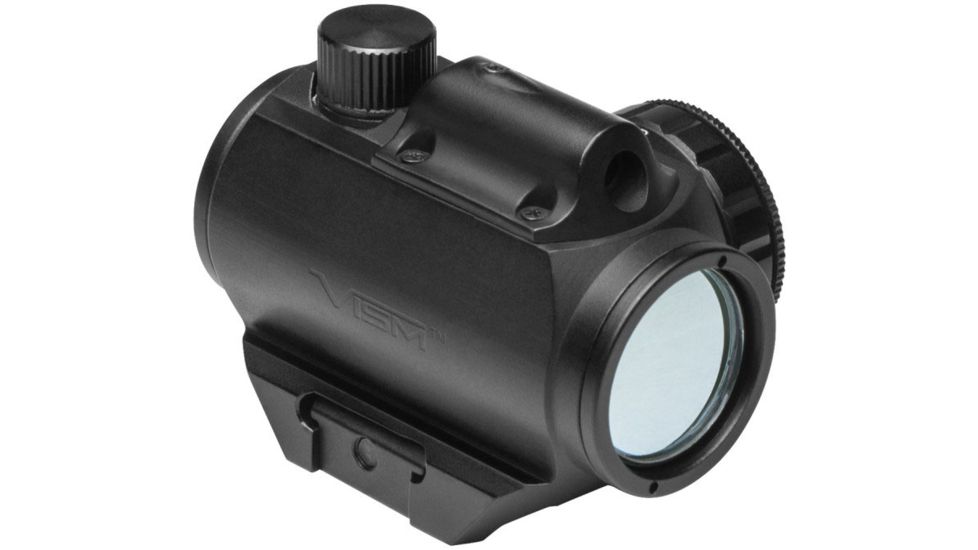 Vism Micro Green Dot Sight w/Integrated Red Laser - Weaver Mounted VDGRLB