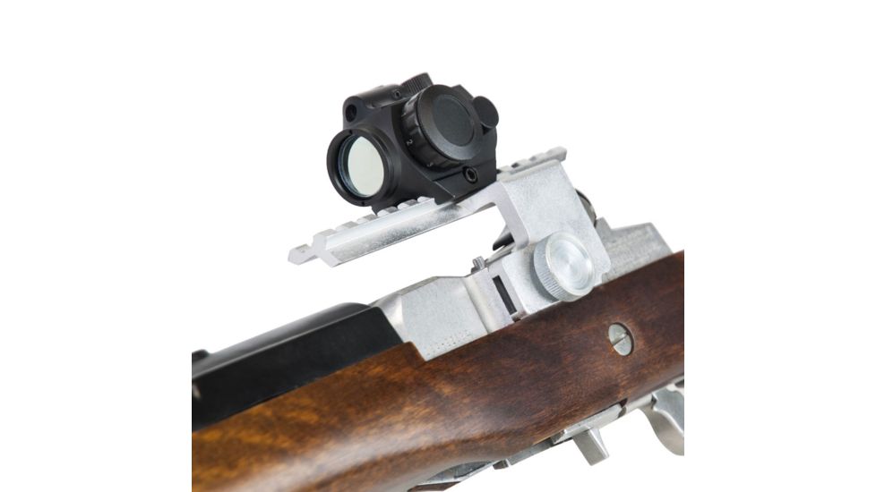 Vism Micro Green Dot Sight w/Integrated Red Laser - Weaver Mounted VDGRLB