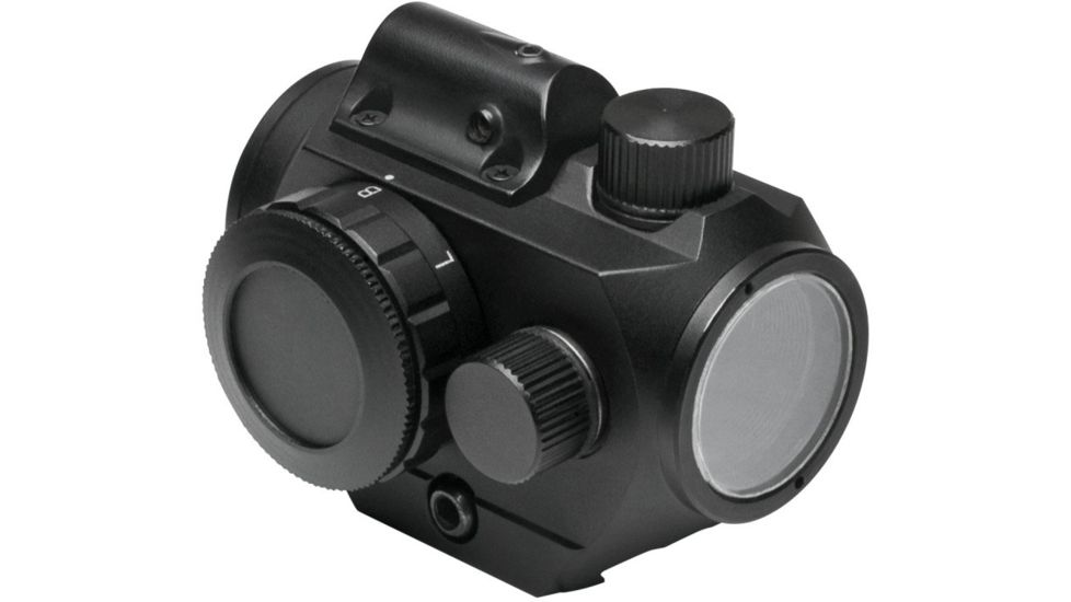 Vism Micro Green Dot Sight w/Integrated Red Laser - Weaver Mounted VDGRLB