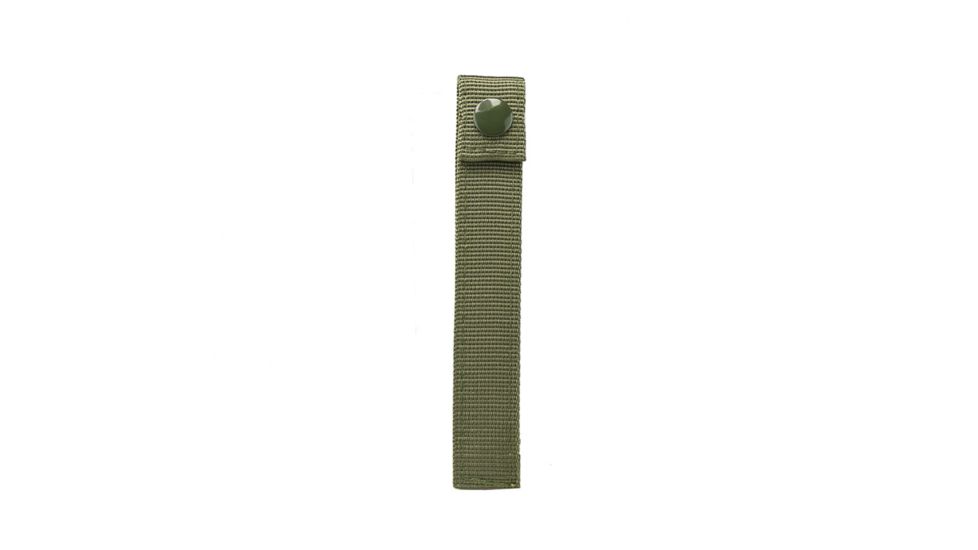 VISM Molle Long 6in Thumb Snap Straps, 4 Pack, Green CVMSL3011G