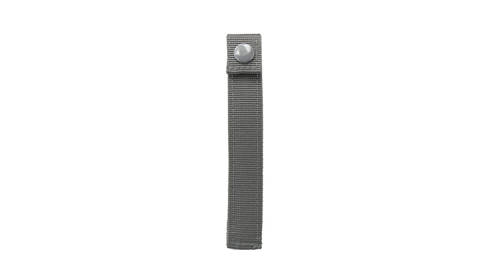 VISM Molle Long 6in Thumb Snap Straps, 4 Pack, Urban Gray CVMSL3011U