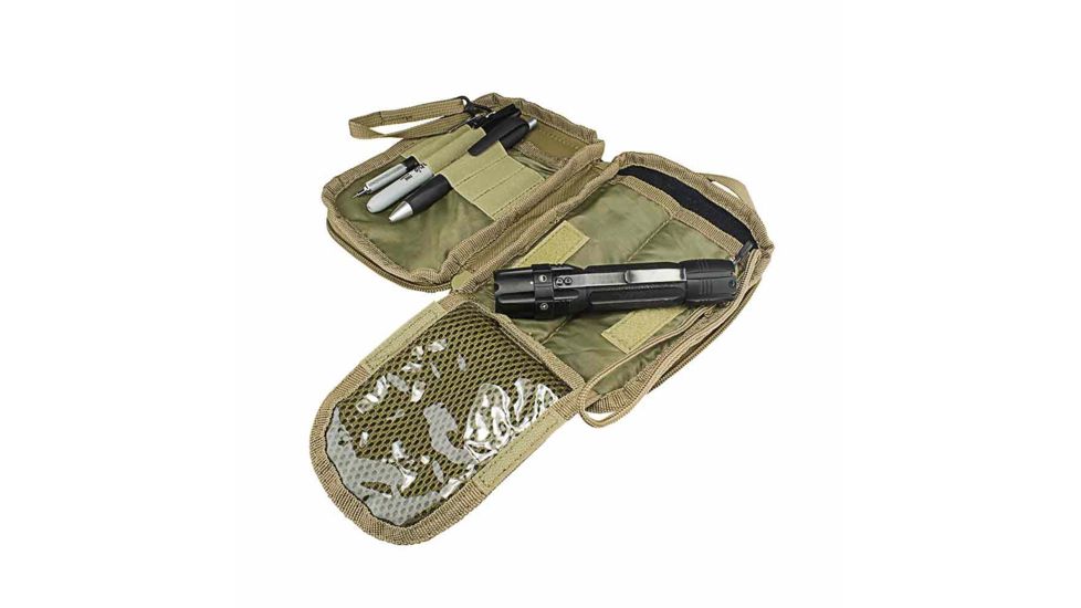 Vism Molle Utility Pouch With U.S. Patch, Tan CVAP3006T
