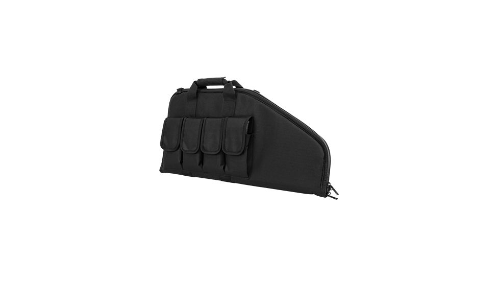 VISM Padded 28in AR15/AK Carbine Pistol Case w/Shoulder Sling 2907, Black, Rifle Shaped CVCP2961B-28