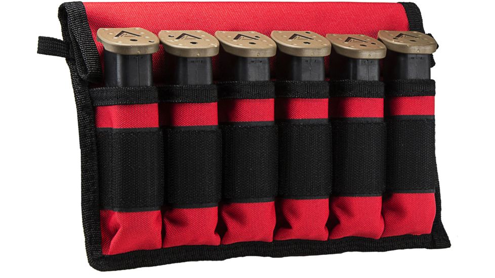 VISM Pistol Magazines Carrier, Red, CVMCS3019R