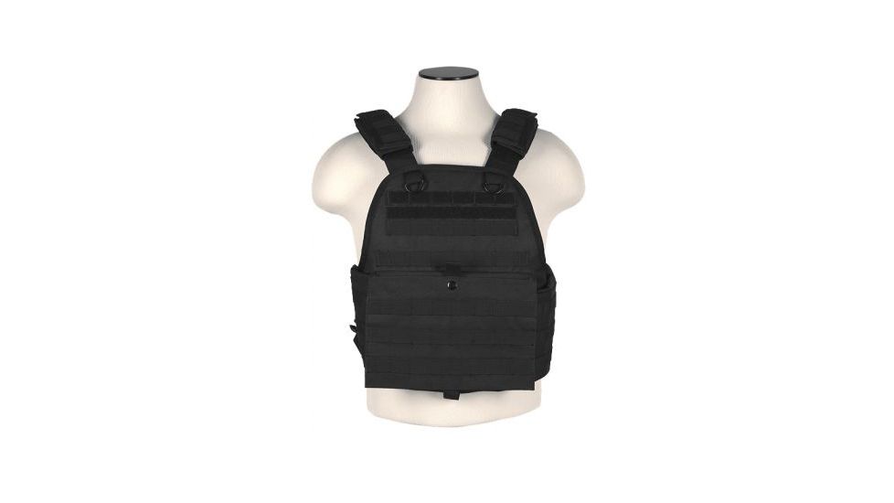 VISM Plate Carrier Vest - Black CVPCV2924B