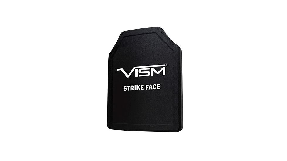 Vism Polyethylene Ballistic Plate - Shooters Cut 11in X14in, Black BPC1114