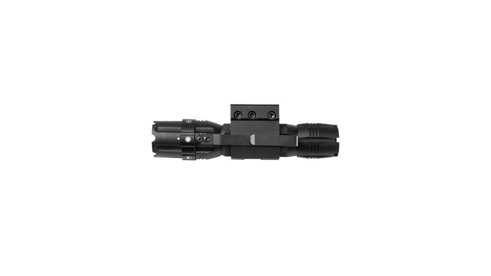 VISM Pro Series Flashlight 250 Lumen, Rail Mount, Black VATFLBM