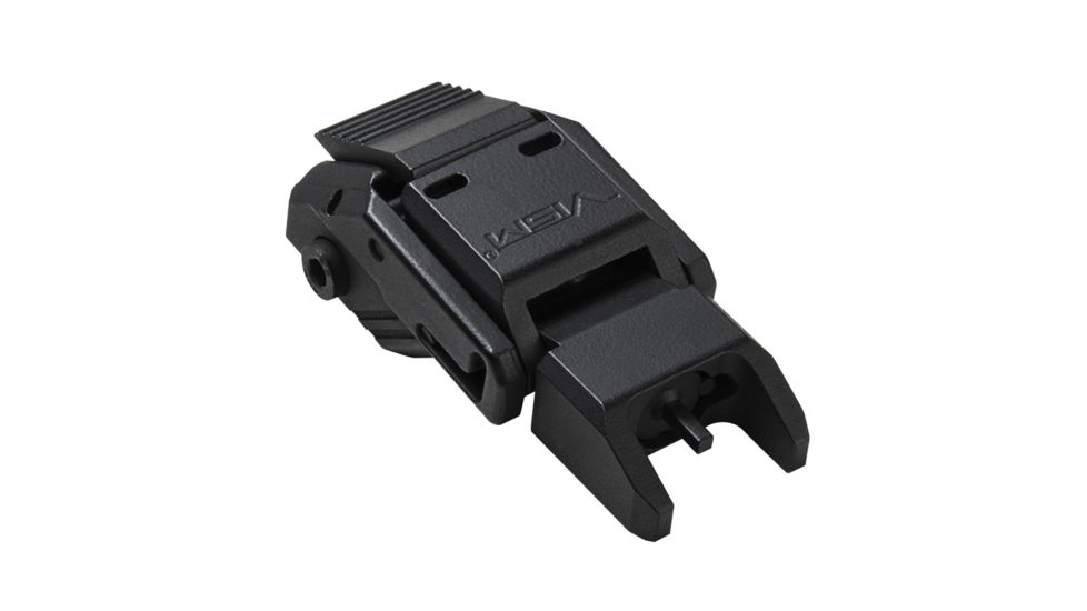 VISM Pro Series Top Mounted Deployable Front Sight, Black, VMARFLF