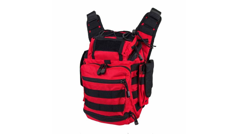 VISM PVC First Responders Utility Bag, Red w/ Black Trim, CVFRB2918R