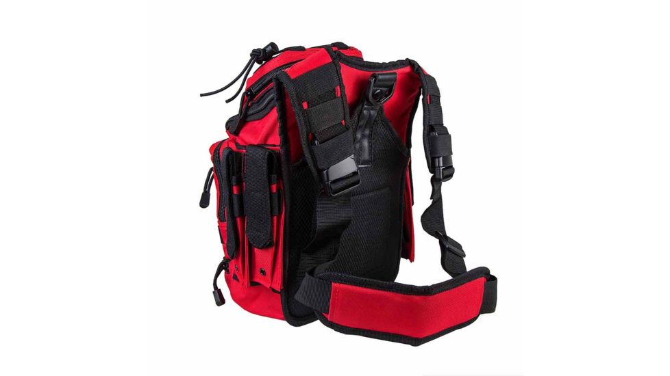 VISM PVC First Responders Utility Bag, Red w/ Black Trim, CVFRB2918R