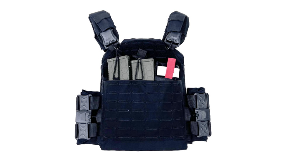 VISM Quick Release Laser Cut Plate Carrier, 11x14in, Green, CVLCQRL3055G