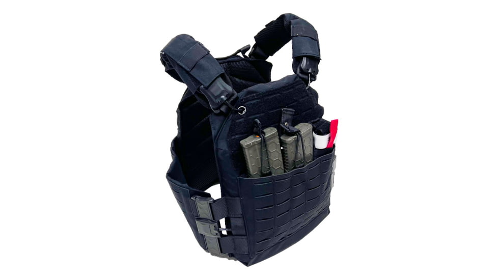 VISM Quick Release Laser Cut Plate Carrier, 11x14in, Green, CVLCQRL3055G