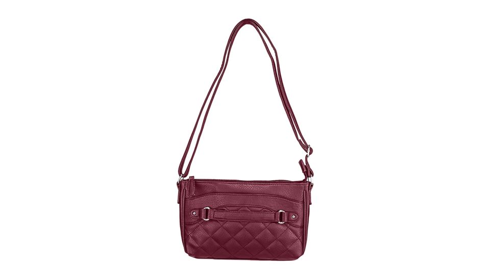 Vism Quilted Crossbody Bag, Red, BWS003