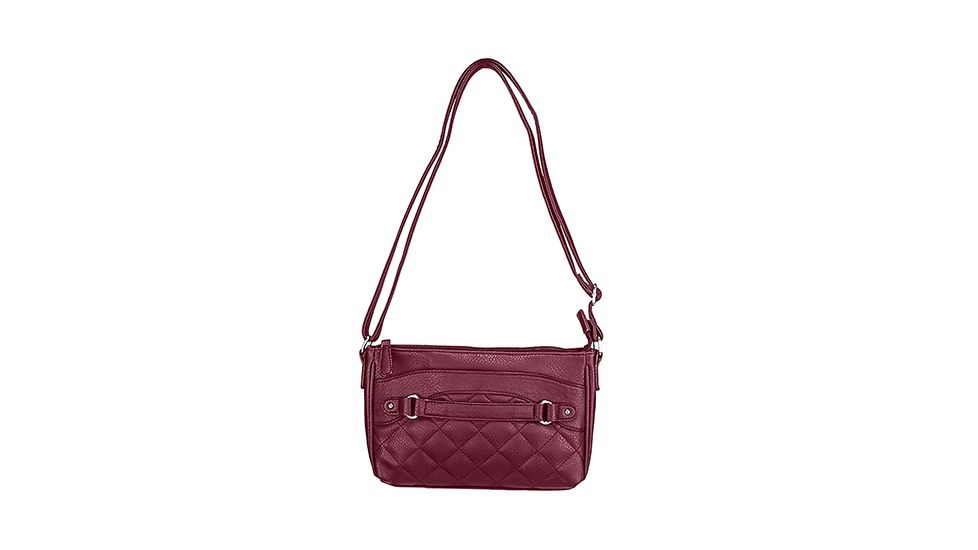 Vism Quilted Crossbody Bag, Red, BWS003