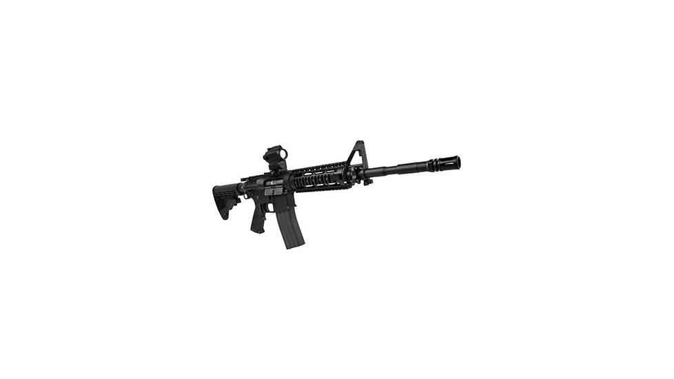 Vism Red &amp; Blue Dot Reflex Optic - 1.7in H with Integrated Green Laser, Black VDBRGLB
