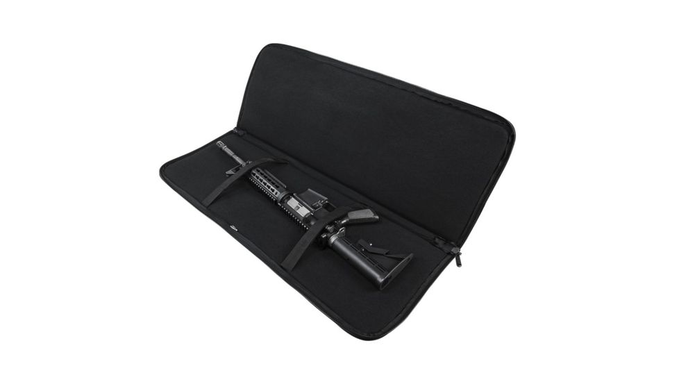 VISM Rifle Gun Case, Black, 42in L X 13in H, CVCP2960B-42