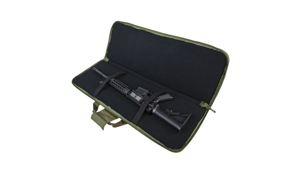 VISM Rifle Gun Case, Green, 42in L X 13in H, CVCP2960G-42