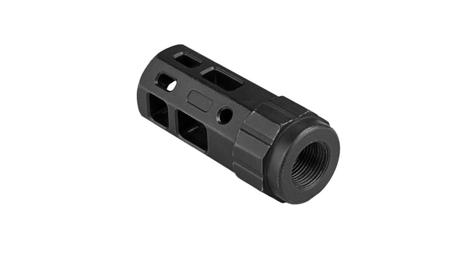 VISM Ruger PC Carbines 9mm Muzzle Brake w/ Crush Washer, Black, VAMRUPCC9