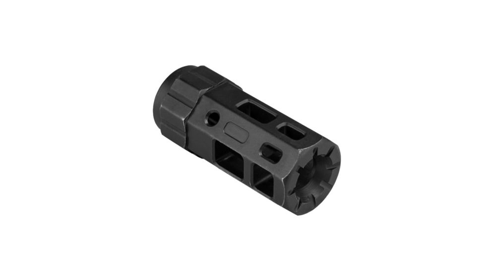 VISM Ruger PC Carbines 9mm Muzzle Brake w/ Crush Washer, Black, VAMRUPCC9