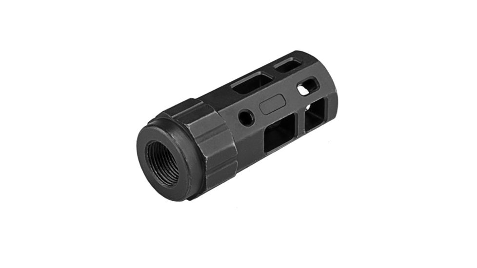 VISM Ruger PC Carbines 9mm Muzzle Brake w/ Crush Washer, Black, VAMRUPCC9