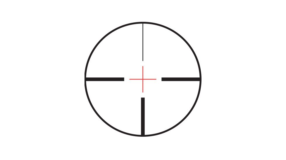 VISM Safari Series 2.5, 10X50 Rifle Scope/Red And Green Illum./Cross Plex Reticle, Green Lens, Black VSAFS251050G