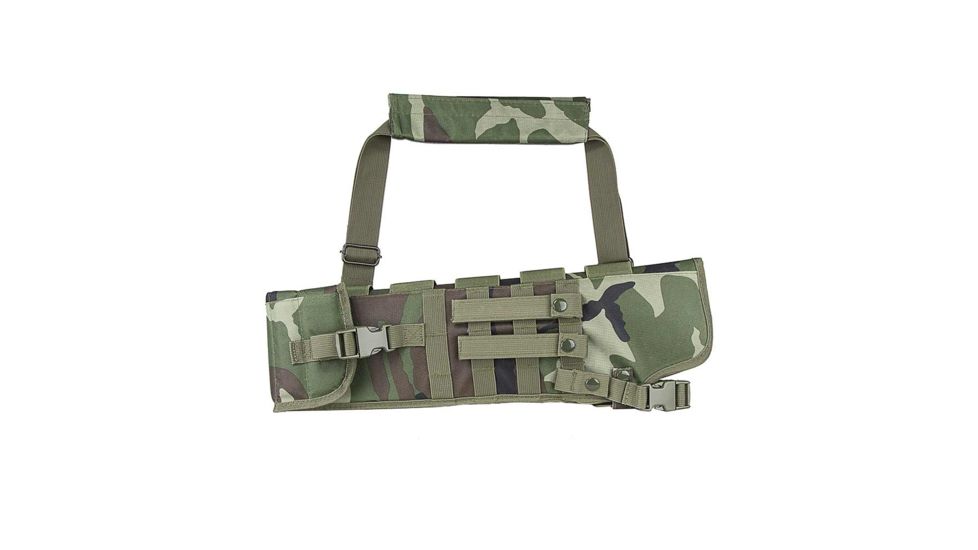 VISM SBS/AOW Short Barrel Scabbard, Woodland Camo, CVXSCB3016WC