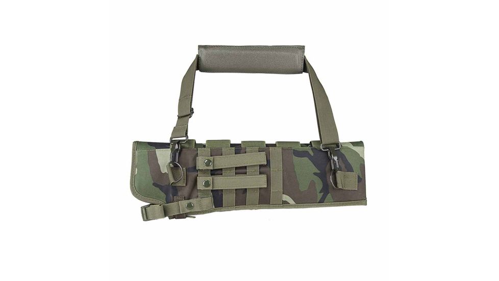 VISM SBS/AOW Short Barrel Scabbard, Woodland Camo, CVXSCB3016WC