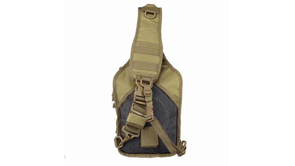 VISM Shoulder Sling Utility Bag, Tan, CVSUB3025T