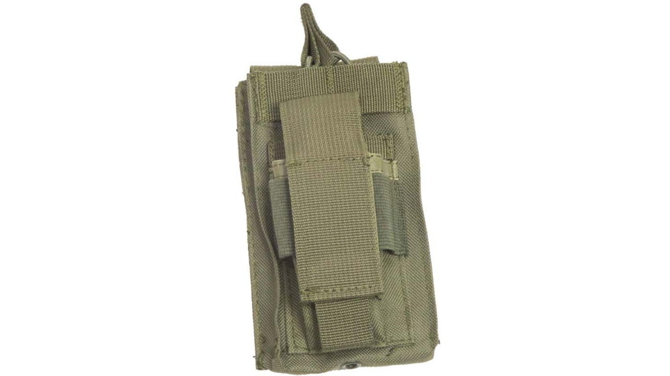 VISM Single AR/Pistol Mag Pouch, Green, CVAR1MP3037G