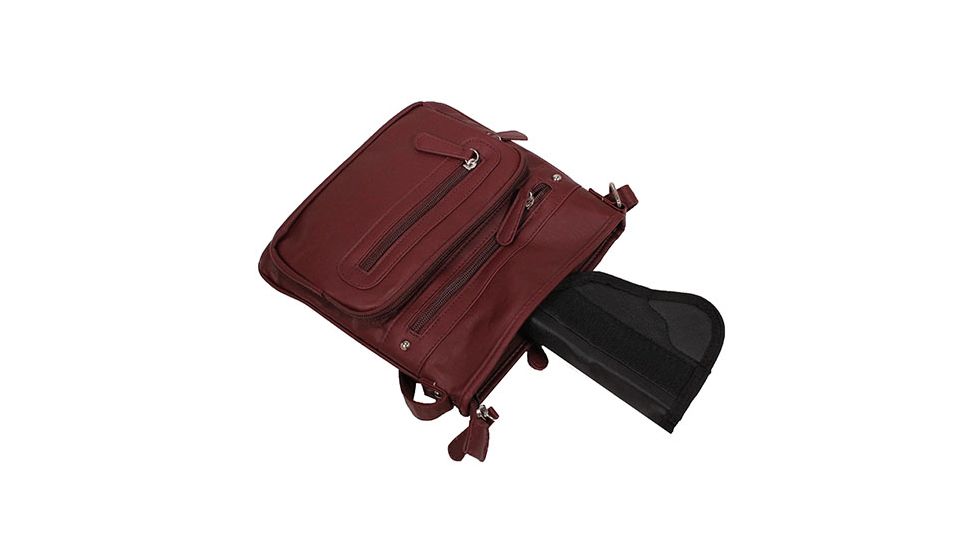 Vism Small Messenger Crossbody, Red, BWV003