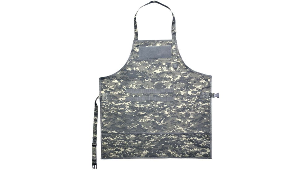 VISM Tactical Apron, Buckle/Snap, PVC, Digital Camo CAPR2936D