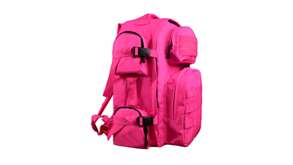 VISM Tactical Backpack w/PALS/MOLLE Webbing, Pink, CBP2911