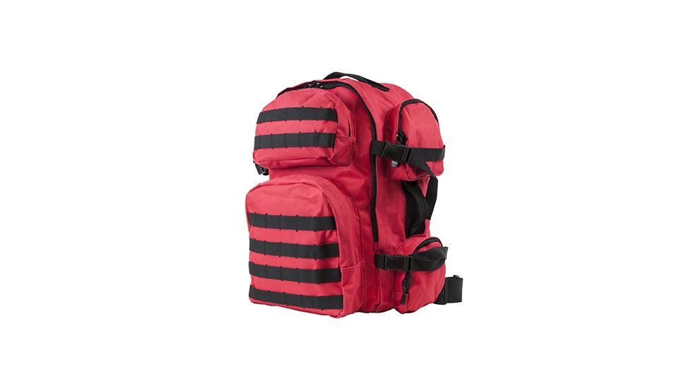 VISM Tactical Backpack, Red w/Black Trim CBR2911