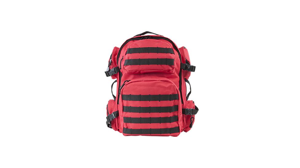 VISM Tactical Backpack, Red w/Black Trim CBR2911