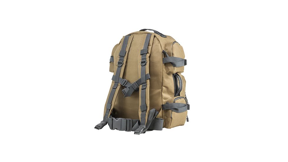 VISM Tactical Backpack, Tan w/Urban Gray Trim CBTU2911