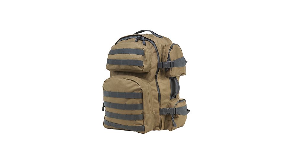 VISM Tactical Backpack, Tan w/Urban Gray Trim CBTU2911