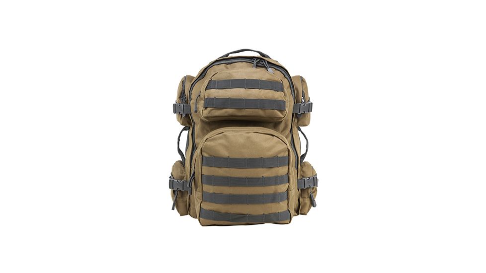 VISM Tactical Backpack, Tan w/Urban Gray Trim CBTU2911