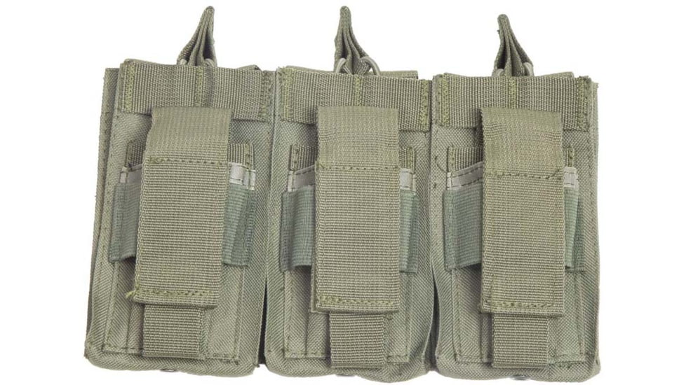 VISM Triple AR/Pistol Mag Pouch, Green, CVAR3MP3038G