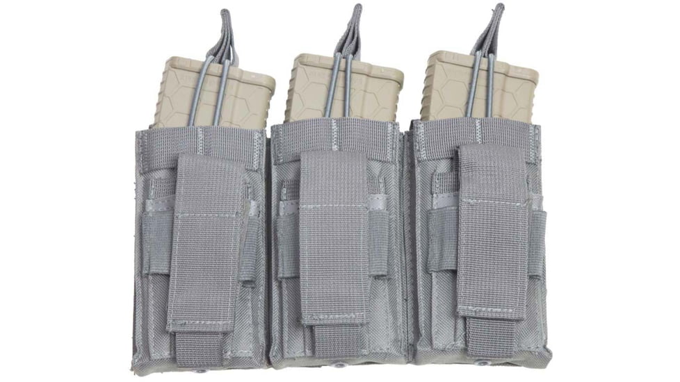 VISM Triple AR/Pistol Mag Pouch, Urban Gray, CVAR3MP3038U