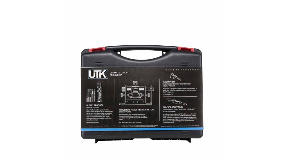 VISM Ultimate Tool Kit with Case, for Glock Handguns, Black/Blue, VTGUTK